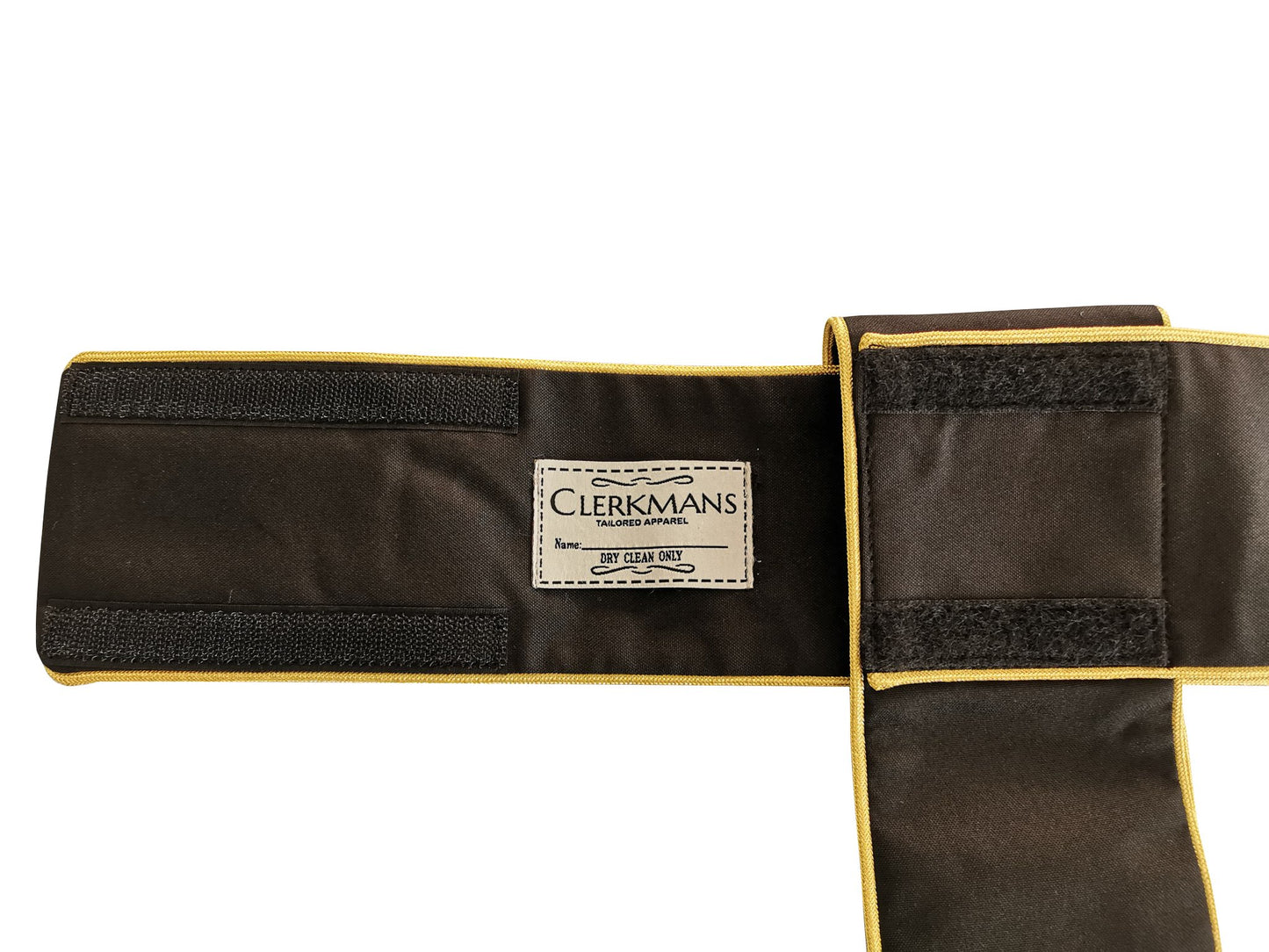 Black & Gold Clergy Band Cincture - Church Choirs