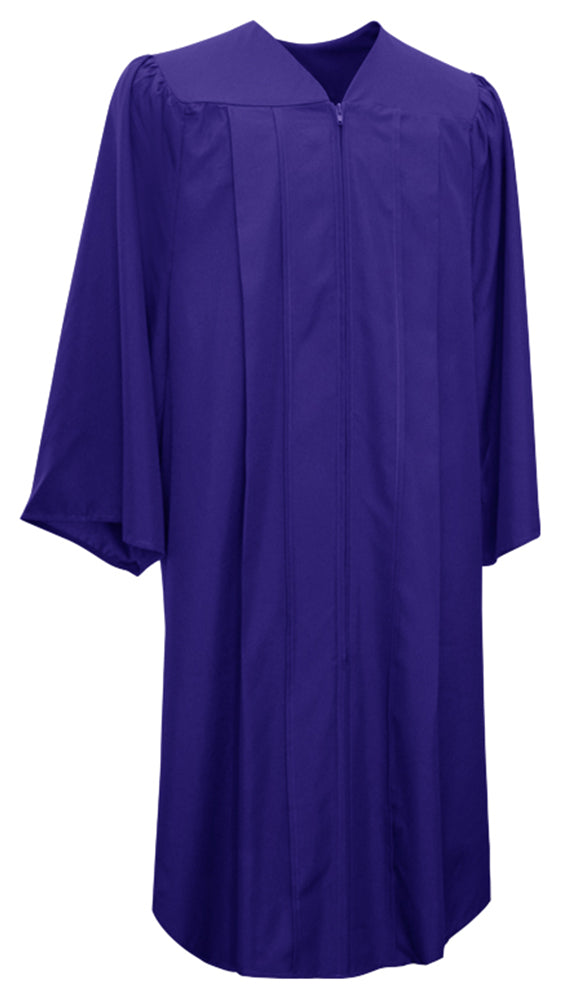 Matte Purple Choir Robe - Church Choirs