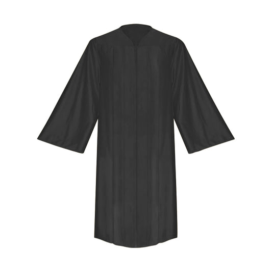 Shiny Black Choir Robe - Church Choirs