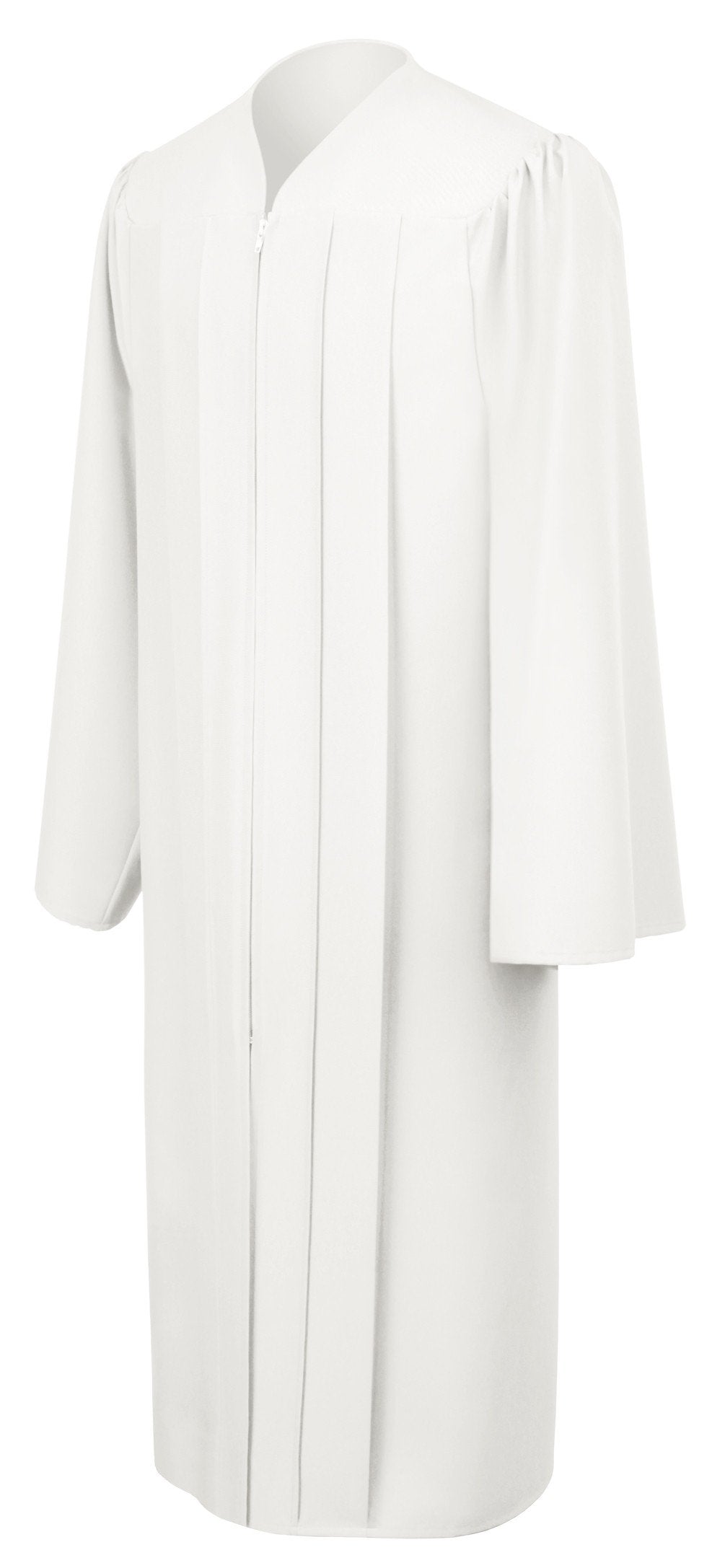 Matte White Choir Robe - Church Choirs