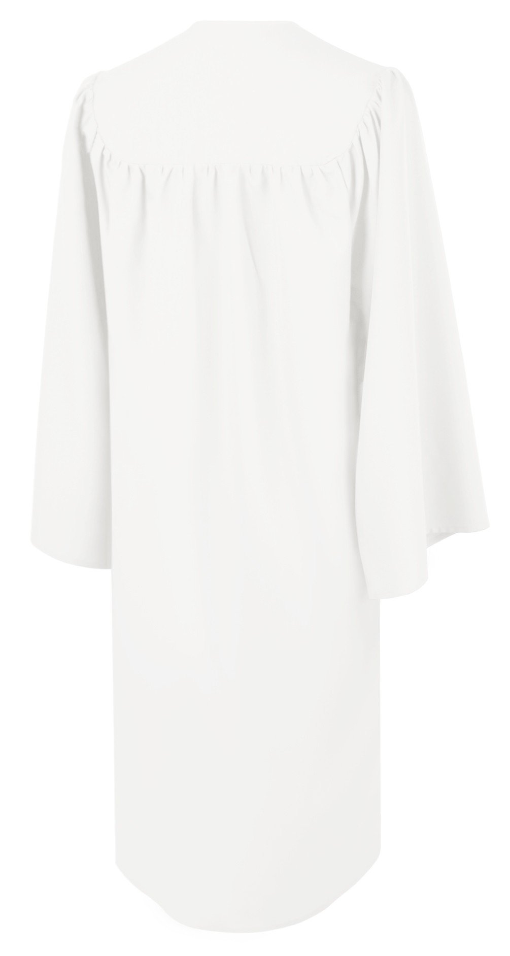 Matte White Choir Robe - Church Choirs