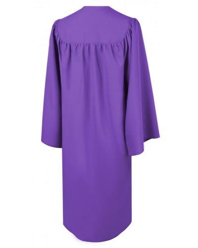 Matte Purple Choir Robe - Church Choirs