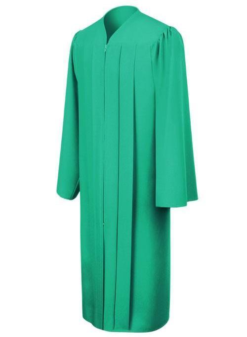 Matte Emerald Green Choir Robe - Church Choirs