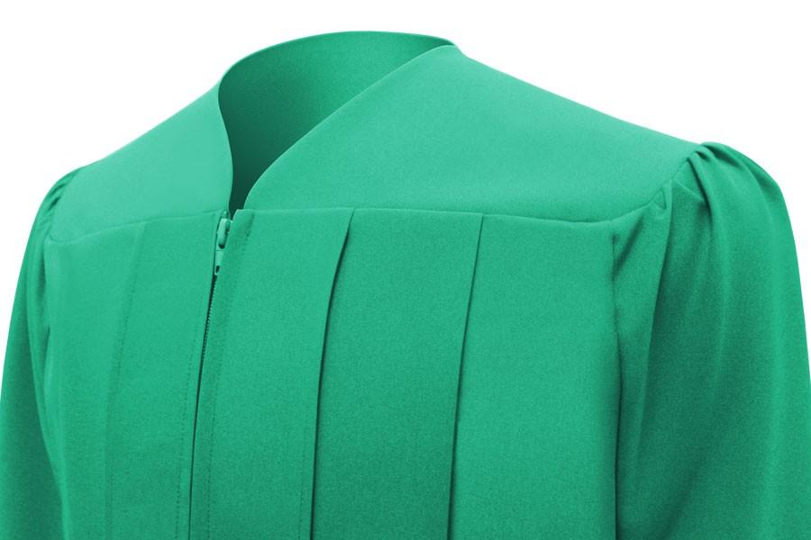 Matte Emerald Green Choir Robe - Church Choirs