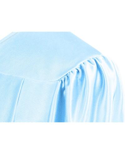 Shiny Light Blue Choir Robe - Church Choirs