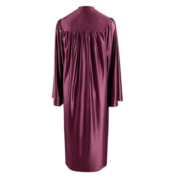 Shiny Maroon Choir Robe - Church Choirs