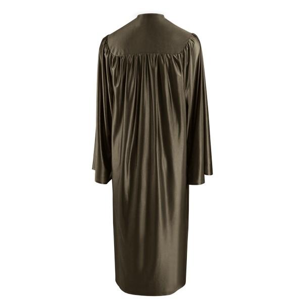 Shiny Brown Choir Robe - Church Choirs