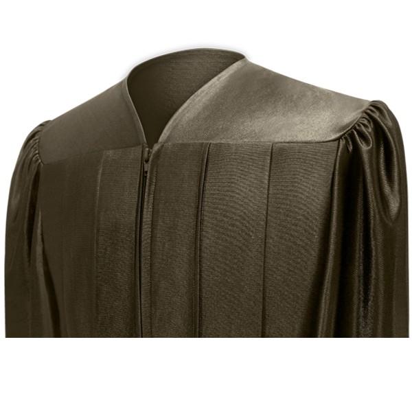 Shiny Brown Choir Robe - Church Choirs
