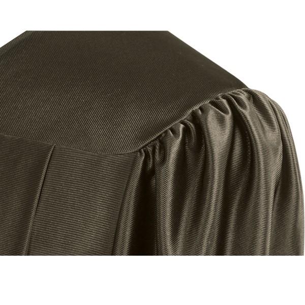 Shiny Brown Choir Robe - Church Choirs