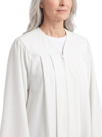 Matte White Choir Robe - Church Choirs