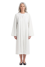 Matte White Choir Robe - Church Choirs
