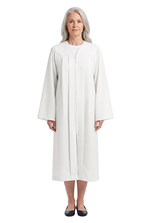 Matte White Choir Robe