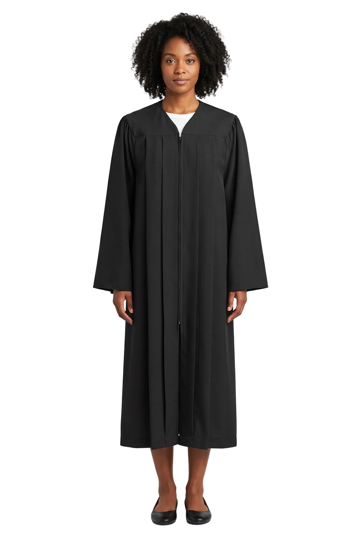 Matte Black Choir Robe