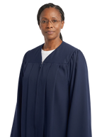 Matte Navy Blue Choir Robe - Church Choirs