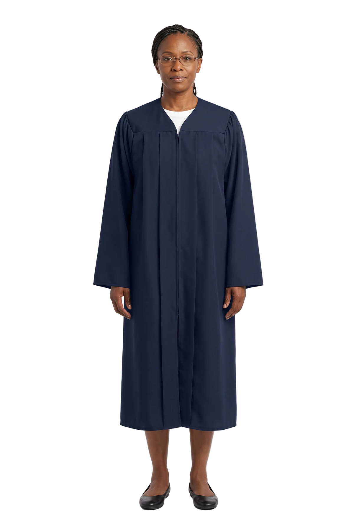 Matte Navy Blue Choir Robe