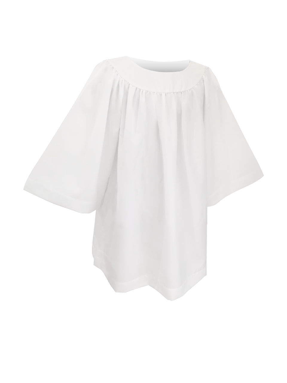 Classic Round Neckline Choir Surplice - Church Choirs