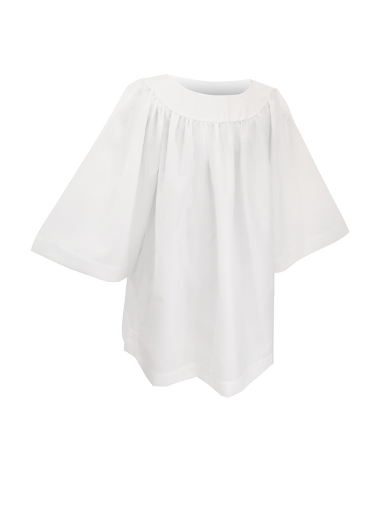 Classic Round Neckline Choir Surplice - Church Choirs