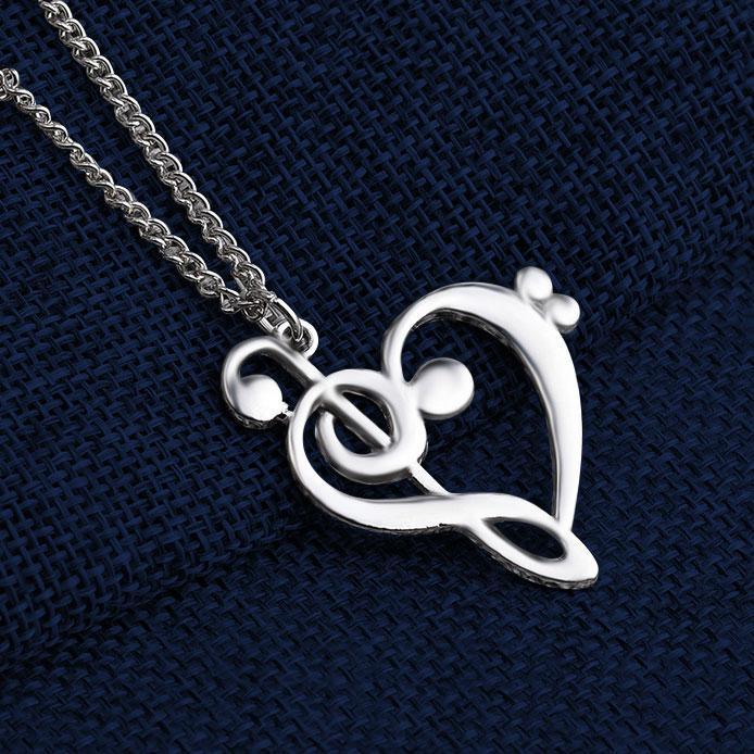 Music Note Pendant & Necklace - Church Choirs