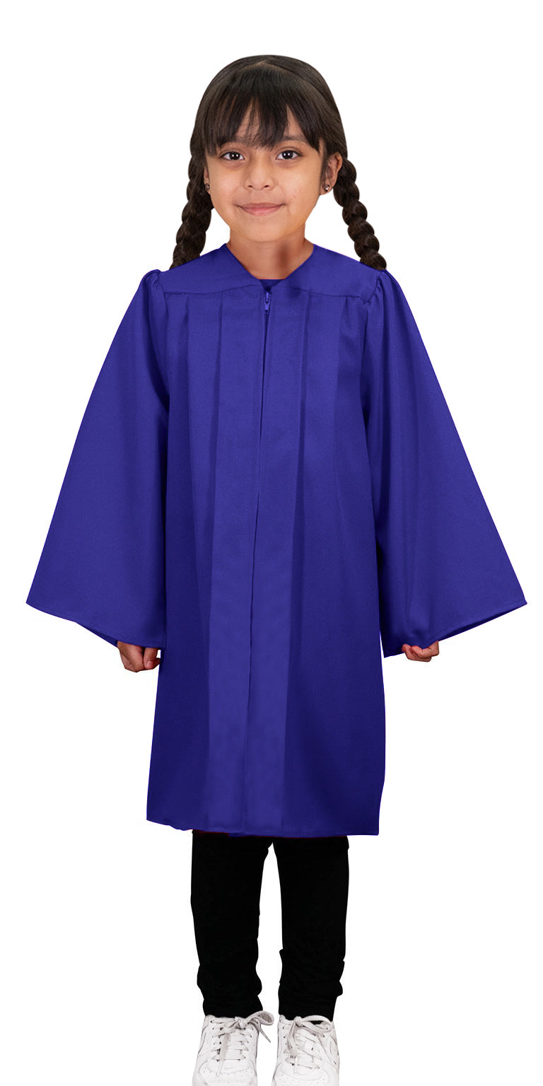 Child's Matte Purple Choir Robe - Church Choirs