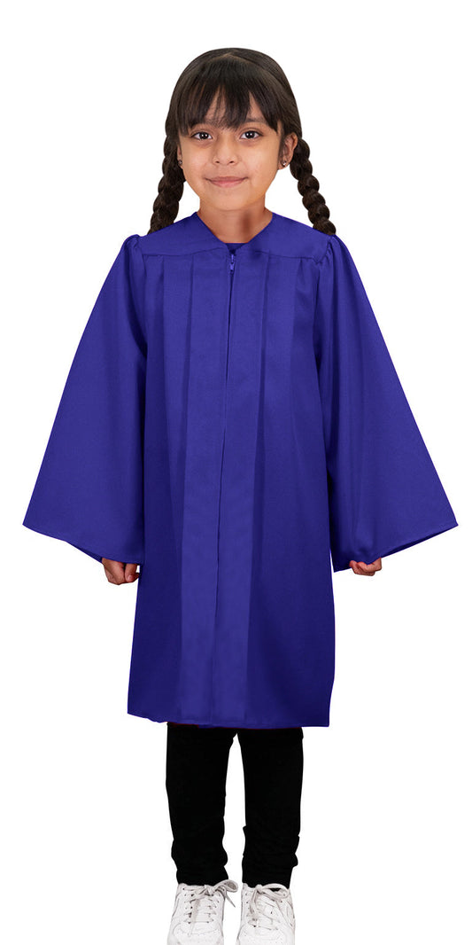 Child's Matte Purple Choir Robe - Church Choirs