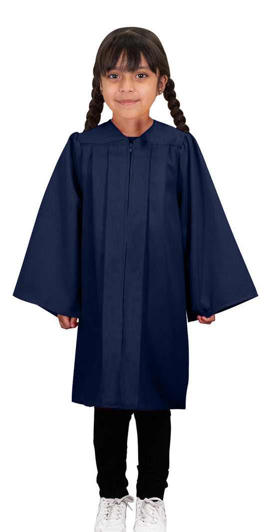 Child's Matte Navy Blue Choir Robe - Church Choirs
