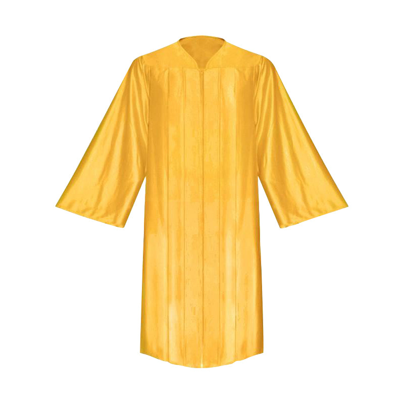 Shiny Antique Gold Choir Robe - Church Choirs