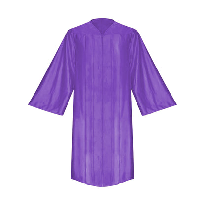 Shiny Purple Choir Robe - Church Choirs