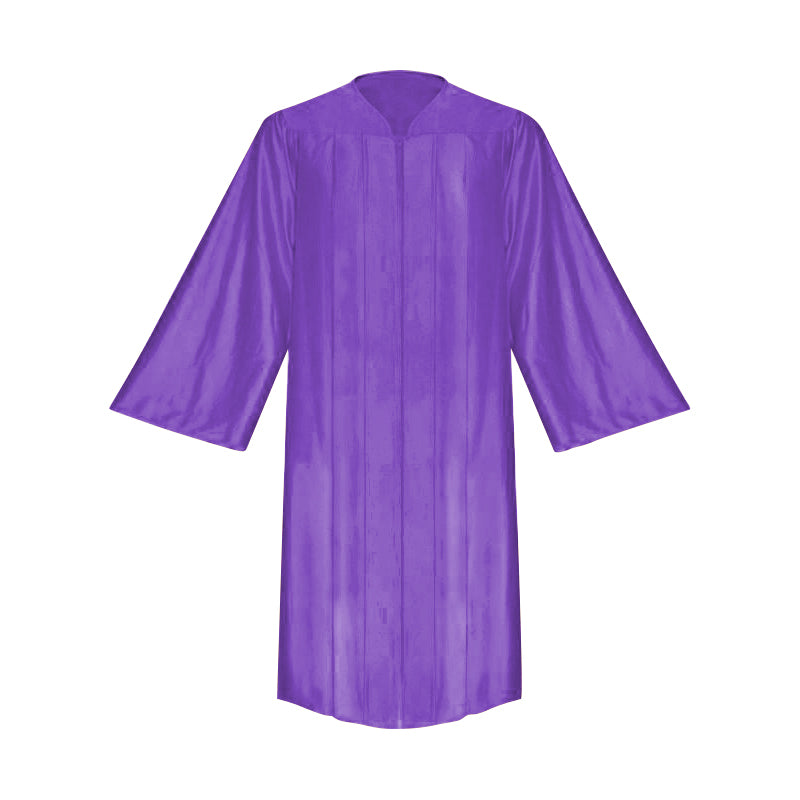 Shiny Purple Choir Robe - Church Choirs