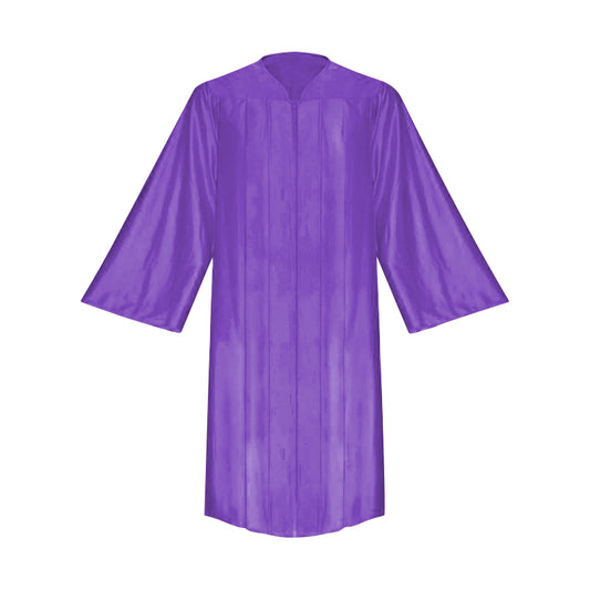 Shiny Purple Choir Robe - Church Choirs