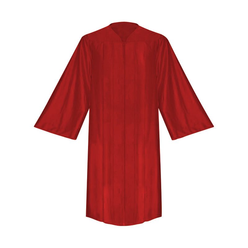 Shiny Red Choir Robe - Church Choirs