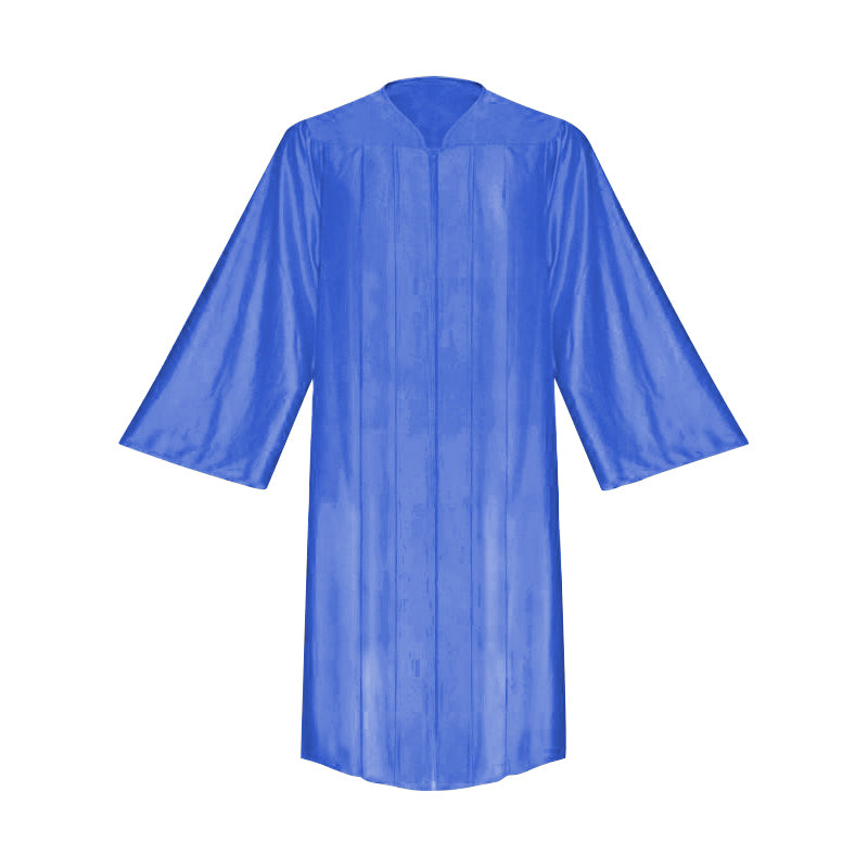 Shiny Royal Blue Choir Robe - Church Choirs
