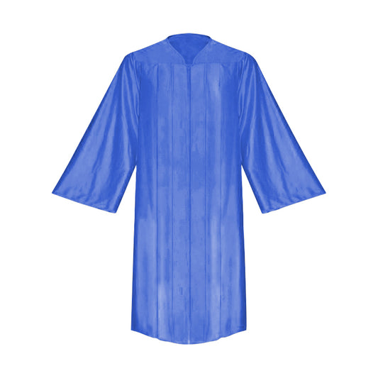 Shiny Royal Blue Choir Robe - Church Choirs