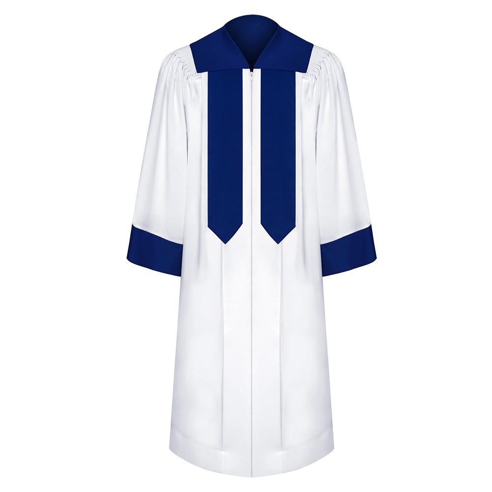 Choir Robe #C-63 (Blue, Linen, Black, White or Chianti) - McKay Church Goods