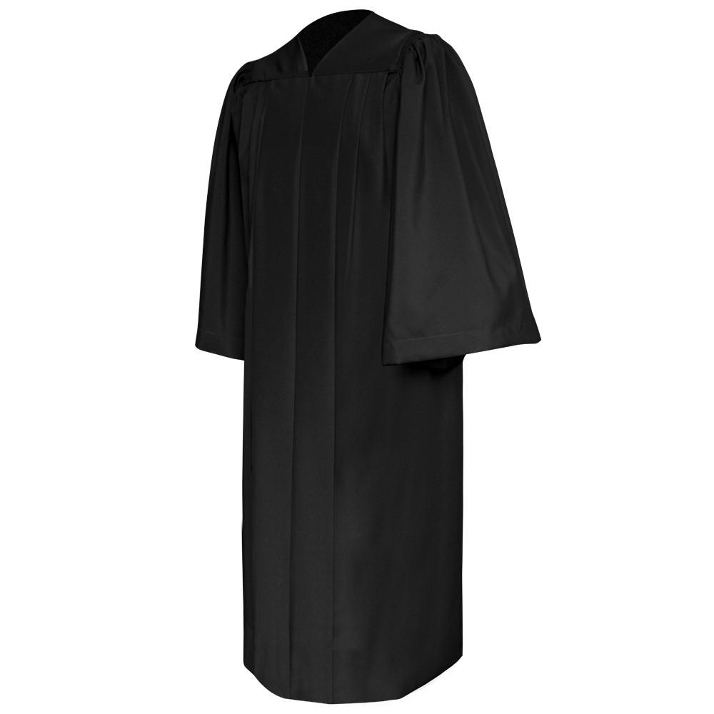 Deluxe Black Choir Robe - Church Choirs