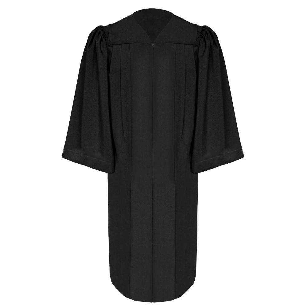 Deluxe Black Choir Robe - Church Choirs