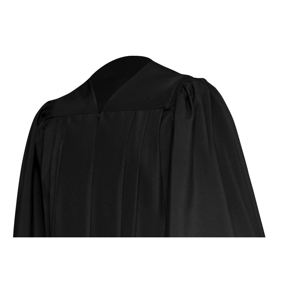 Deluxe Black Choir Robe - Church Choirs