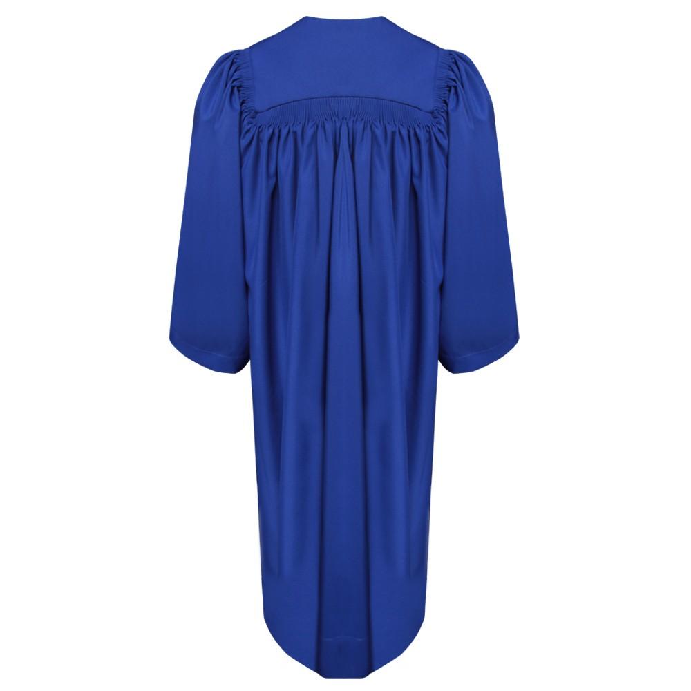 Deluxe Royal Blue Choir Robe - Church Choirs