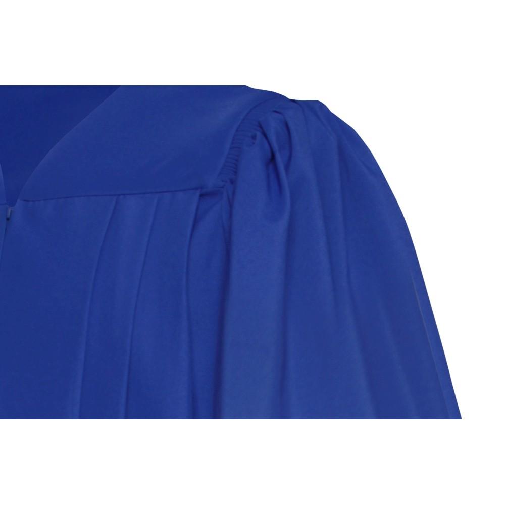 Deluxe Royal Blue Choir Robe - Church Choirs