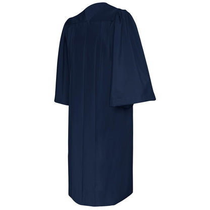 Deluxe Navy Blue Choir Robe - Church Choirs