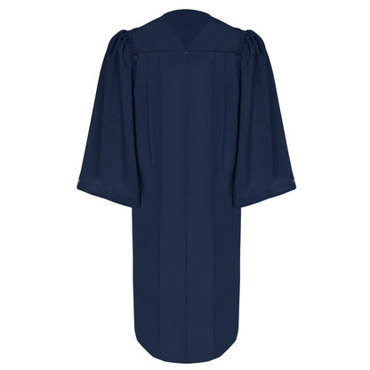 Deluxe Navy Blue Choir Robe - Church Choirs