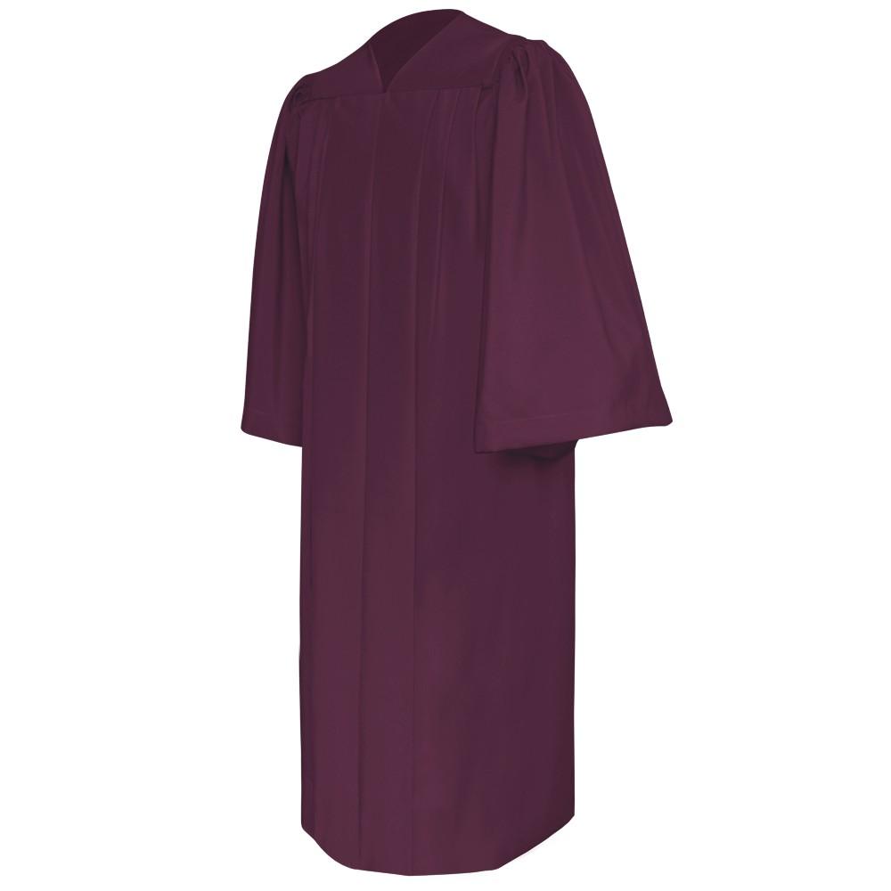 Deluxe Maroon Choir Robe - Church Choirs
