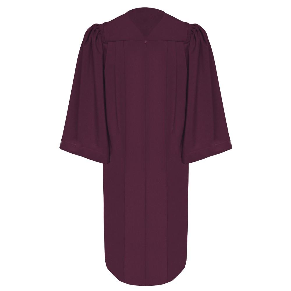 Deluxe Maroon Choir Robe - Church Choirs