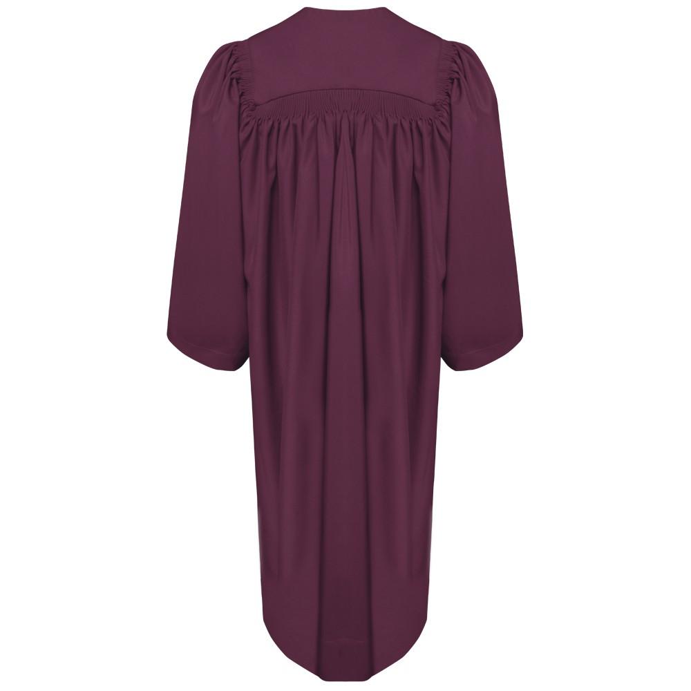 Deluxe Maroon Choir Robe - Church Choirs