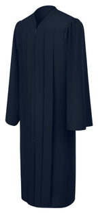 Matte Navy Blue Choir Robe - Church Choirs