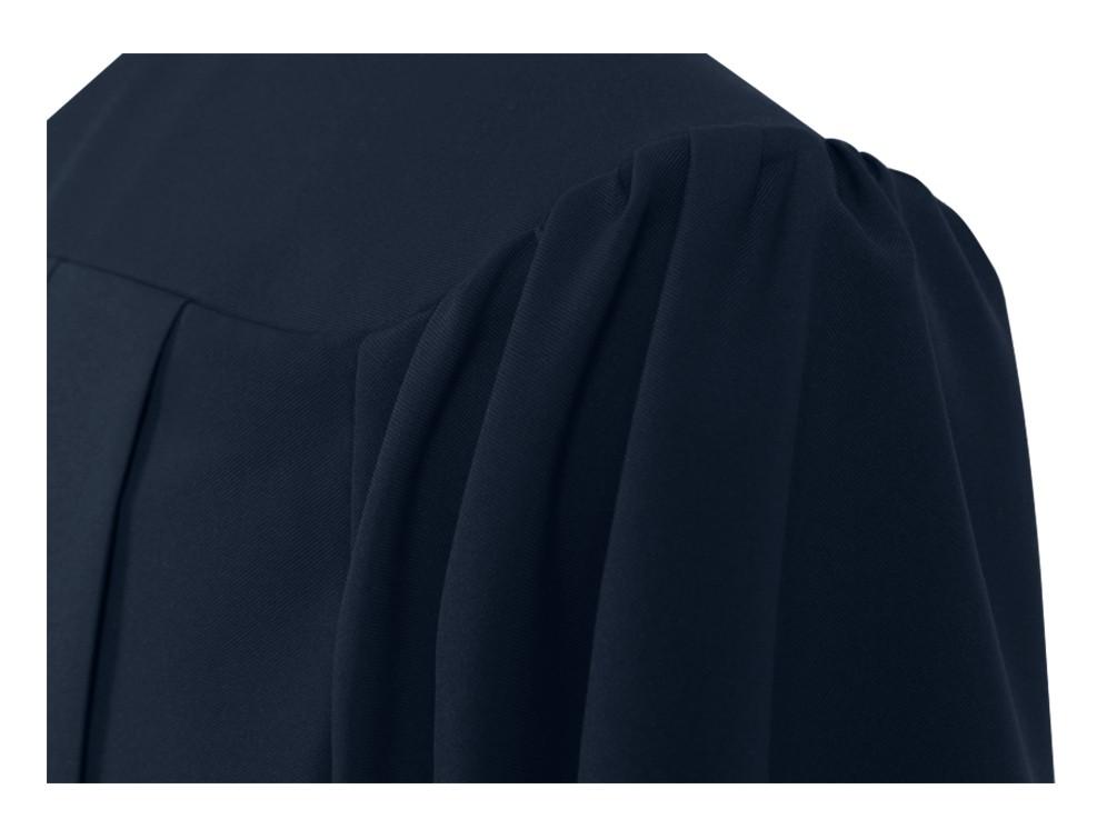 Matte Navy Blue Choir Robe - Church Choirs