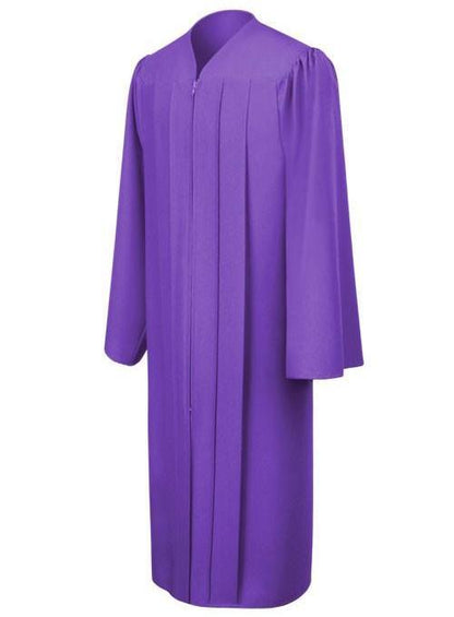 Matte Purple Choir Robe - Church Choirs