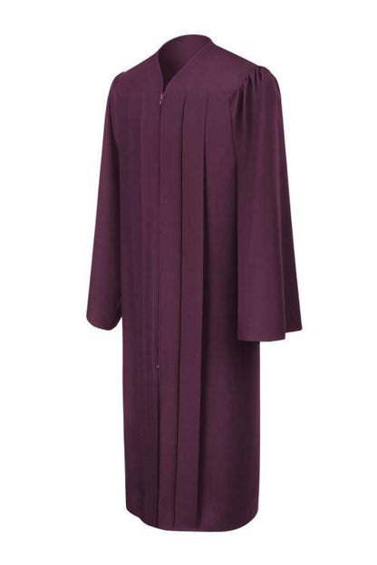 Matte Maroon Choir Robe - Church Choirs