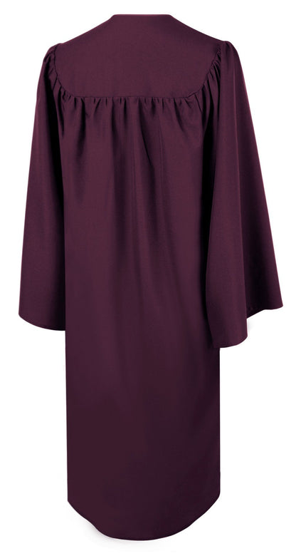 Matte Maroon Choir Robe - Church Choirs