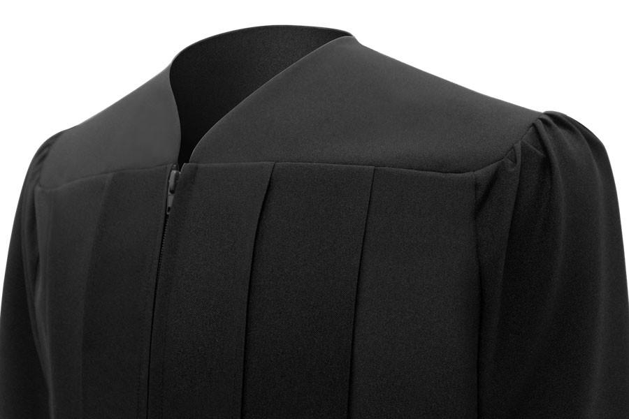 Matte Black Choir Robe - Church Choirs