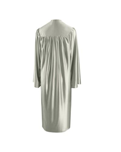 Shiny Silver Choir Robe - Church Choirs